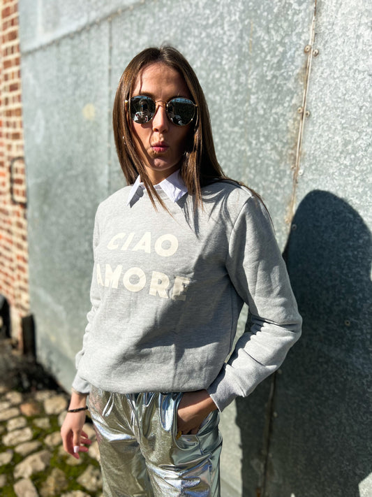 Pull Amore Gris